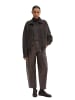Marc O'Polo Zip-Cardigan loose in Stone Brown Melange