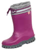 Bockstiegel Kinder-Winterstiefel Arktis gefüttert in viola/grau