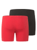 Götzburg Boxershort 2er Pack in Rot/Schwarz