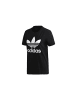 Adidas originals adidas Trefoil Tee in Schwarz