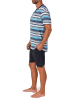 NORMANN kurzarm Schlafanzug Shorty Pyjama - 80494 in türkis