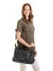 X-ZONE Shopper echt Leder in schwarz