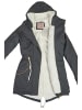 Brave Soul Kurzmantel Daisy in anthrazit/twotone