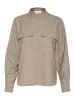 Soaked in Luxury Bluse langarm SLVivica Gerade Passform in Melange Suiting