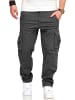 SOUL STAR Cargohose - S2SARI Chino Jeans Hose Stoffhose Freizeithose in Dunkelgrau