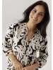 Aniston SELECTED Blusenkleid in camel-beige-schwarz