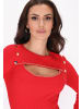 faina Sweater in red