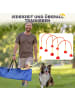 Pawhut Hunde Agility Set Orange+Gelb Kunststoff