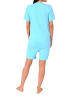 NORMANN Pflegeoverall kurzarm Reißverschluss Bein - 88664 in türkis