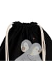 Mr. & Mrs. Panda gym tasche Pinguine Kuscheln mit Spruch in Schwarz