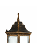 Licht-Erlebnisse Außen Wandlampe (B)16.5 x (H)33.5 cm in Schwarz Kupfer