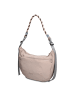 GianMarco Venturi Schultertasche in LIGHT GREY