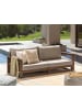 Beliani Gartensofa TIMOR in Braun/Grau/Beige - (W) 184 x (H) 72 x (L) 75 cm
