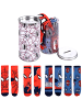 Cerda 4er - Pack Kindersocken Spider-Man Geschenkset in Spardose  in Bunt
