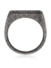 True Rebels Ring aus Edelstahl in gunmetal