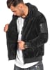 behype Sweatjacke Teddy-Zip in schwarz