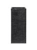 Beliani Outdoor Blumentopf DION in Schwarz - (W) 26 x (H) 60 x (L) 26 cm