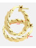 Vanlere Creolen aus 375 Gelbgold