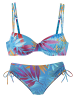 LASCANA Bügel-Bikini in blau bedruckt