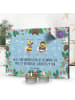 Mr. & Mrs. Panda Adventskalender Hummeln Kleeblatt mit Spruch in Eisblau