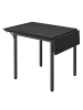 VASAGLE Esstisch Barnet in Schwarz - (B)120 x (H)78 x (T)76.2 cm