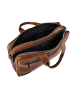 Plevier Jimmy Aktentasche Leder 31 cm Laptopfach cognac