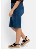 sheego Jeansbermudas in blue denim