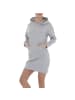 Ital-Design Kleid in Grau