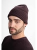 MELA Rippstrick Mütze Style KALI in dunkelbraun