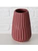 Boltze Vase Esko 2er-Set in dunkelrot