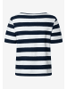 More & More T-Shirt in marine weiß