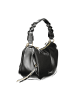 CAFèNOIR Schwarz Damen Schultertasche aus Polyurethan