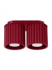 Nice Lamps Plafond ZORA 2 red H 12 cm