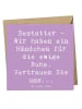 Mr. & Mrs. Panda Briefkarte Spruch Bestatter Fürsorge mit Spruch in Lavendeltraum