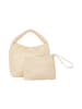 Usha Handtasche in Wollweiss