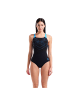 Arena Graphic Swimmsuit Swim Pro Back Blickdicht in Schwarz-Blau