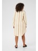 KAFFE curve Kleid KCmilana A-shape in Birch/Woodsmoke Stripes