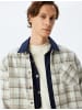 KOTON Shirt in Beige Kariert