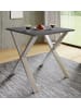 VCM  Premium Holz Esstisch Tisch Xona X Silber in Silber / Anthrazit