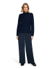 Betty Barclay Kaschmir-Pullover mit Stehkragen in dunkelblau