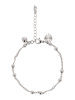faina Women Chain Link Bracelet in Silver