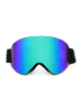 YEAZ APEX magnet-ski-snowboardbrille grün verspiegelt/schwarz in grün