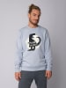 wat? Apparel Sweatshirt Papasaurus in Serene Blue