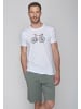 GreenBomb T-Shirt Bike Jack in Weiß