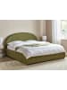 Beliani Doppelbett VAUCLUSE in Grün - (W) 194 x (H) 112 x (L) 216 cm