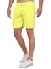 Reichstadt Herren Regular Fit Badehose Mid Waist in Neon Yellow