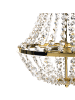 Beliani Kronleuchter DIAMANTE in Gold - (W) 40 x (H) 110 x (L) 40 cm