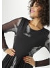 Aniston CASUAL Midikleid in anthrazit -grau-hellgrau