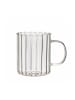 ZOHA 2er Set Glas Kaffeeglas Teeglas350 ml in Transparent