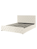 Beliani Doppelbett AMIENS in Beige - (W) 171 x (H) 109 x (L) 217 cm